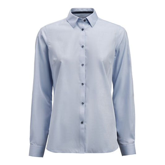 J.Harvest & Frost YB56 Twill Woman Contemporary in Himmelblau/Marine – mit Firmenlogo individualisierbar