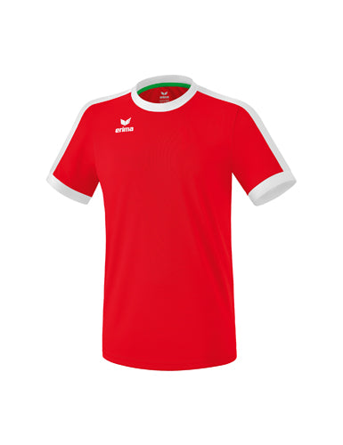 ERIMA Retro Star Trikot in rot/weiß Vorderansicht