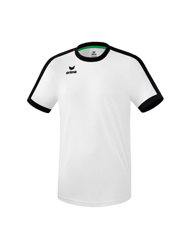 ERIMA Retro Star Trikot in weiß/schwarz Vorderansicht