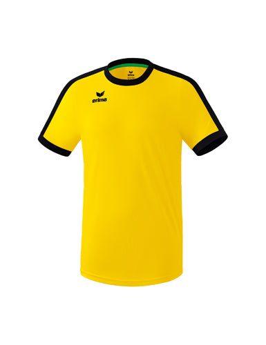 ERIMA Retro Star Trikot in gelb/schwarz Vorderansicht