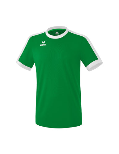 ERIMA Retro Star Trikot in smaragd/weiß Vorderansicht