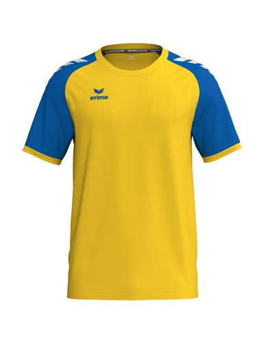 ERIMA WINGS Jersey Shortsleeve in gelb/new royal Vorderansicht