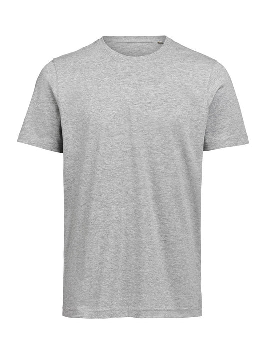 Untagged Movement UM T-Shirt (OCS) Regular Fit Unisex in Grau Meliert – mit Firmenlogo individualisierbar