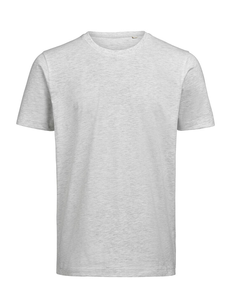 Untagged Movement UM T-Shirt (OCS) Regular Fit Unisex in Aschgrau Meliert – mit Firmenlogo individualisierbar