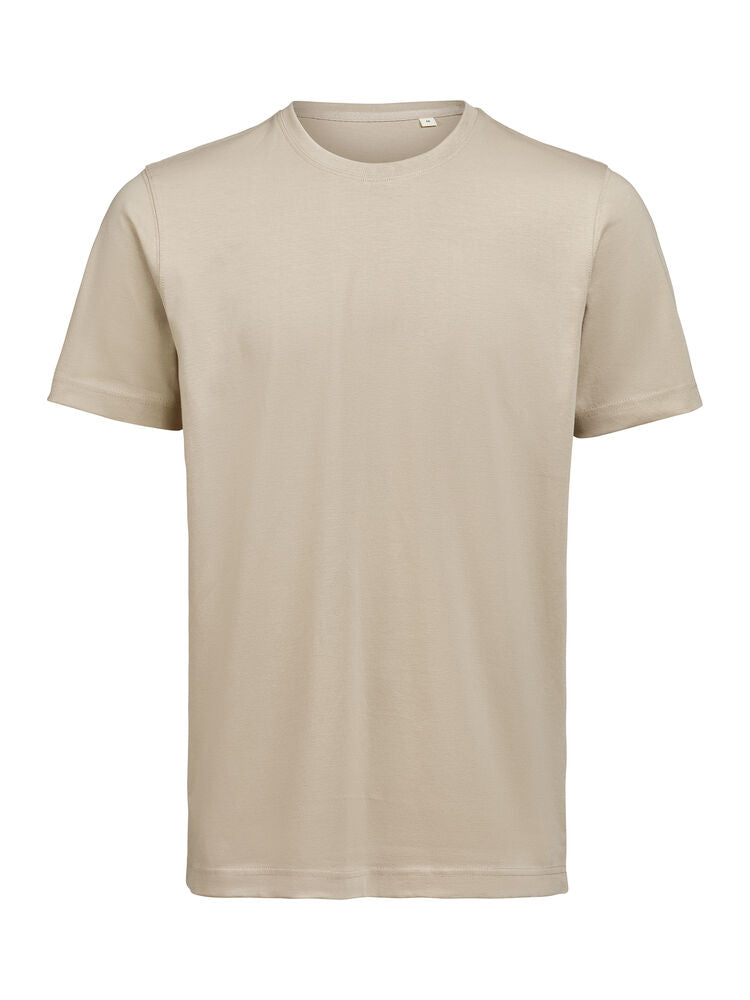 Untagged Movement UM T-Shirt (OCS) Regular Fit Unisex in Latte – mit Firmenlogo individualisierbar