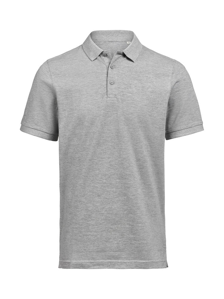 Untagged Movement UM Polo (OCS) Regular Fit Unisex in Grau Meliert – mit Firmenlogo individualisierbar