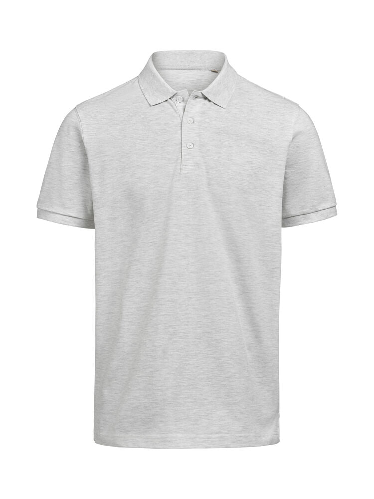 Untagged Movement UM Polo (OCS) Regular Fit Unisex in Aschgrau Meliert – mit Firmenlogo individualisierbar