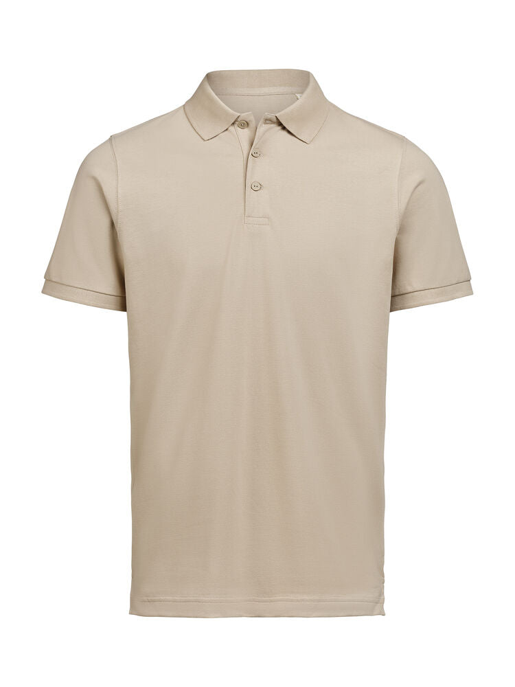 Untagged Movement UM Polo (OCS) Regular Fit Unisex in Latte – mit Firmenlogo individualisierbar