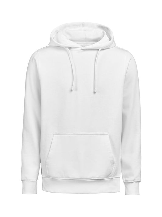 Untagged Movement UM Kapuzenpullover (OCS-RCS) Regular Fit Unisex in Weiß – mit Firmenlogo individualisierbar