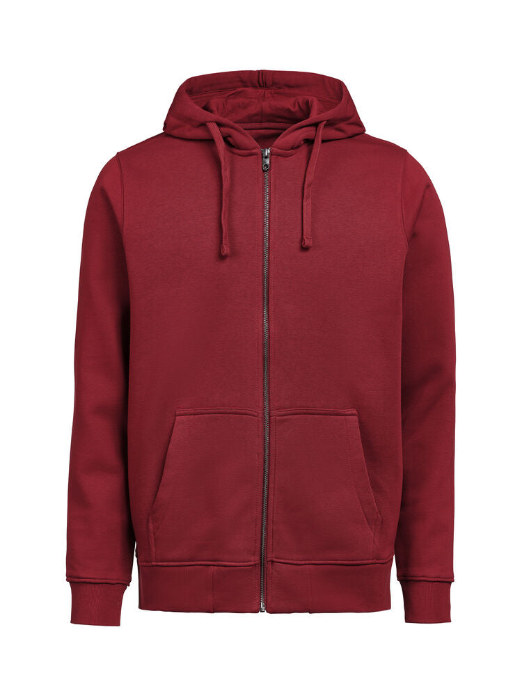 Untagged Movement UM Pullover mit Reißverschluss (OCS-RCS) Regular Fit Unisex in Brick – mit Firmenlogo individualisierbar