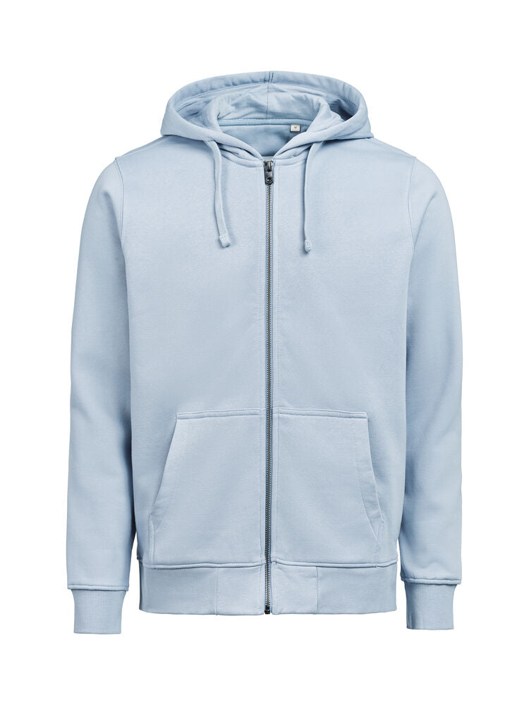 Untagged Movement UM Pullover mit Reißverschluss (OCS-RCS) Regular Fit Unisex in Fog – mit Firmenlogo individualisierbar