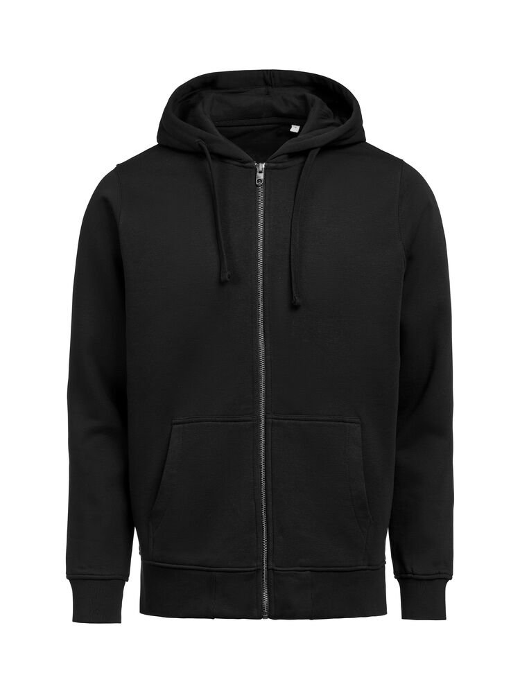 Untagged Movement UM Pullover mit Reißverschluss (OCS-RCS) Regular Fit Unisex in Schwarz – mit Firmenlogo individualisierbar