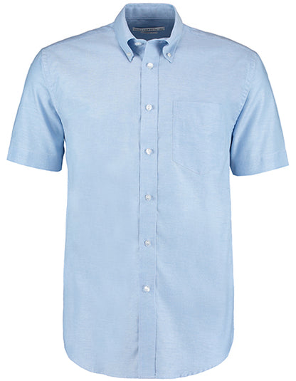 Kustom Kit Men´s Classic Fit Workwear Oxford Shirt Short Sleeve K350 in Light Blue