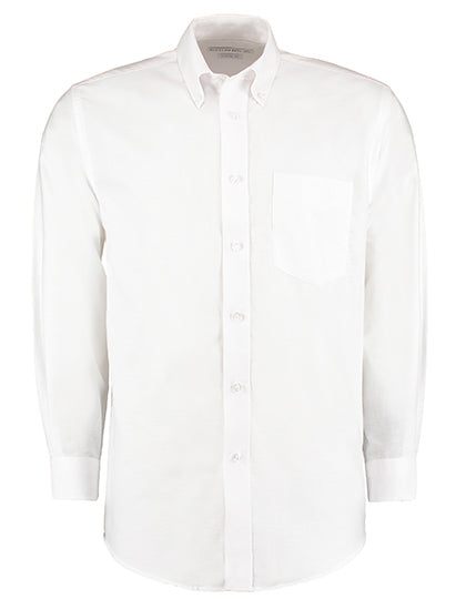 Kustom Kit Men´s Classic Fit Workwear Oxford Shirt Long Sleeve K351 in White