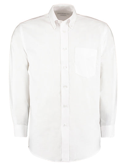 Kustom Kit Men´s Classic Fit Workwear Oxford Shirt Long Sleeve K351 in White