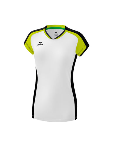 ERIMA Gandia Tanktop Damen in weiß/schwarz/bio lime Vorderansicht