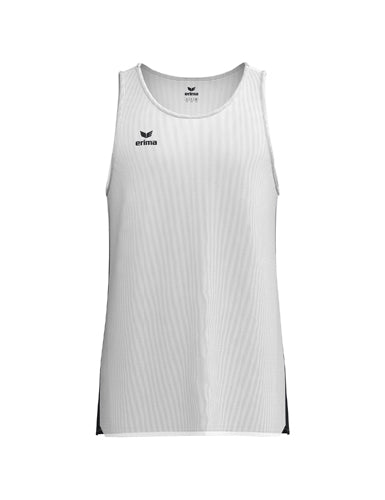 ERIMA T&F WINGS Singlet in weiß/schwarz Vorderansicht