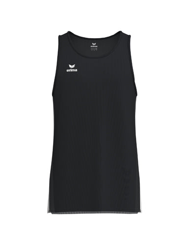 ERIMA T&F WINGS Singlet in schwarz/weiß Vorderansicht