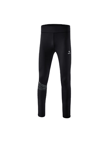 ERIMA RACING Lauftight lang in schwarz Vorderansicht