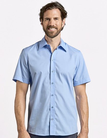 Promodoro Men´s Poplin Shirt Short Sleeve E6300 – Detailansicht 4