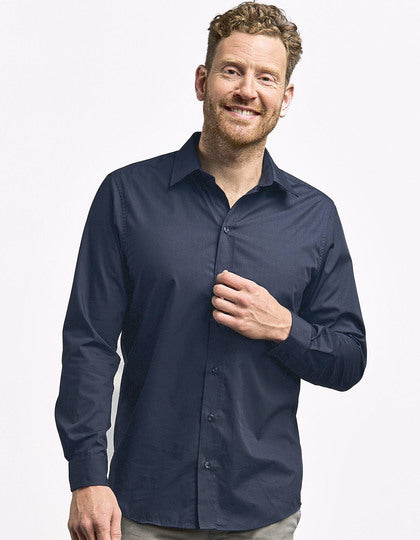 Promodoro Men´s Poplin Shirt Long Sleeve E6310 – Detailansicht 4