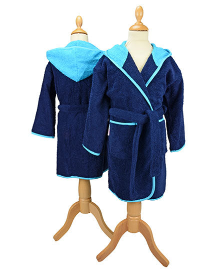 Boyzz&Girlzz® Hooded Bathrobe von ARTG – Produkt- und Farbansicht für Textildruck und Stickerei