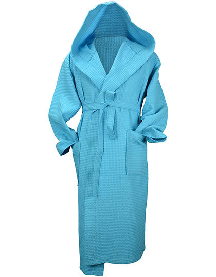 Robezz® Waffle Bathrobe With Hood