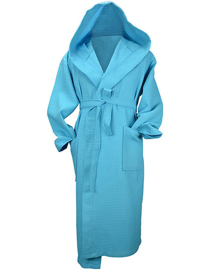 Robezz® Waffle Bathrobe With Hood
