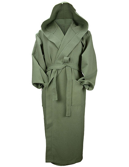 Robezz® Waffle Bathrobe With Hood von ARTG – Produkt- und Farbansicht für Textildruck und Stickerei