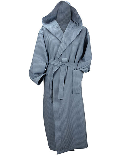 Robezz® Waffle Bathrobe With Hood