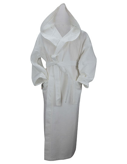 Robezz® Waffle Bathrobe With Hood