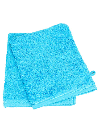 ARTG Washcloth in Aqua Blue – mit Firmenlogo individualisierbar