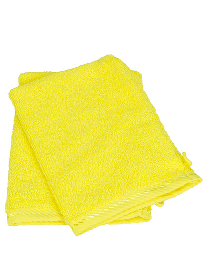 ARTG Washcloth in Bright Yellow – mit Firmenlogo individualisierbar