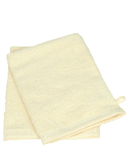 ARTG Washcloth in Ivory – mit Firmenlogo individualisierbar
