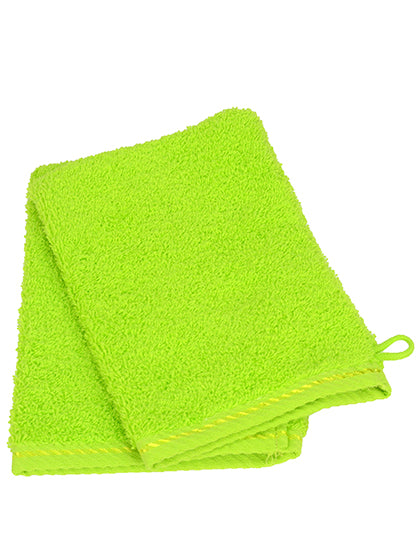 ARTG Washcloth in Lime Green – mit Firmenlogo individualisierbar