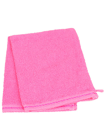 ARTG Washcloth in Pink – mit Firmenlogo individualisierbar