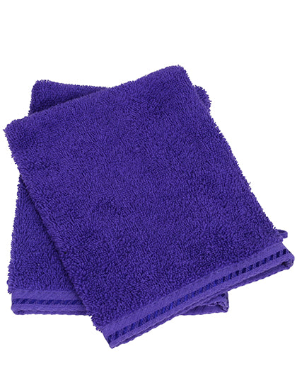 ARTG Washcloth in Purple – mit Firmenlogo individualisierbar