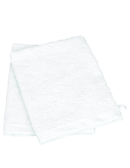ARTG Washcloth in White – mit Firmenlogo individualisierbar
