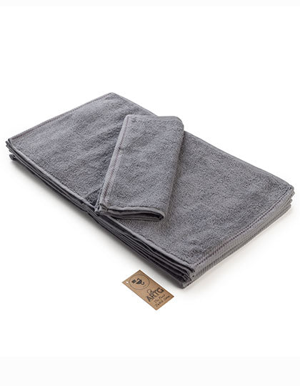 ARTG Guest Towel in Anthracite Grey – mit Firmenlogo individualisierbar