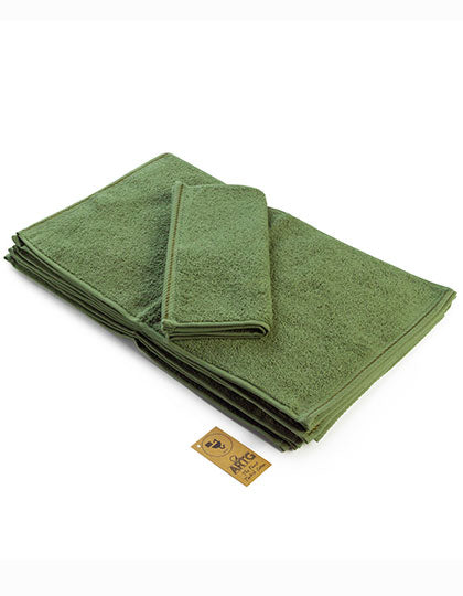 ARTG Guest Towel in Army Green – mit Firmenlogo individualisierbar
