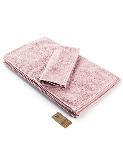 ARTG Guest Towel in Blossom Pink – mit Firmenlogo individualisierbar