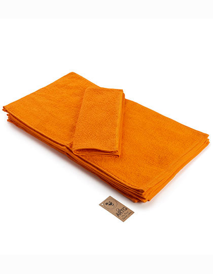 ARTG Guest Towel in Bright Orange – mit Firmenlogo individualisierbar