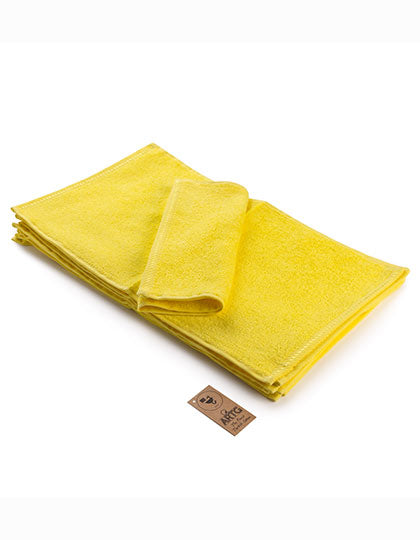 ARTG Guest Towel in Bright Yellow – mit Firmenlogo individualisierbar