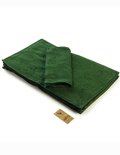 ARTG Guest Towel in Dark Green – mit Firmenlogo individualisierbar