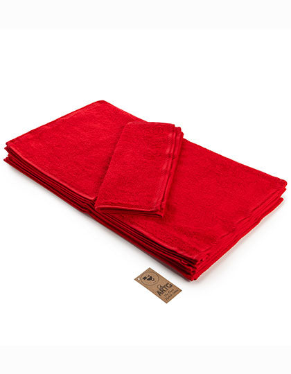 ARTG Guest Towel in Fire Red – mit Firmenlogo individualisierbar