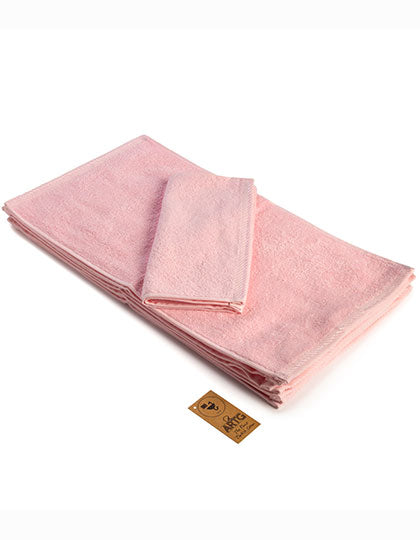 ARTG Guest Towel in Light Pink – mit Firmenlogo individualisierbar
