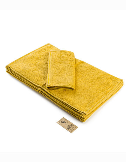 ARTG Guest Towel in Mustard – mit Firmenlogo individualisierbar