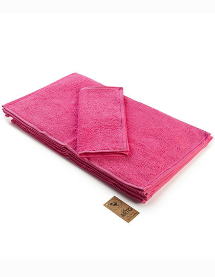 ARTG Guest Towel in Pink – mit Firmenlogo individualisierbar