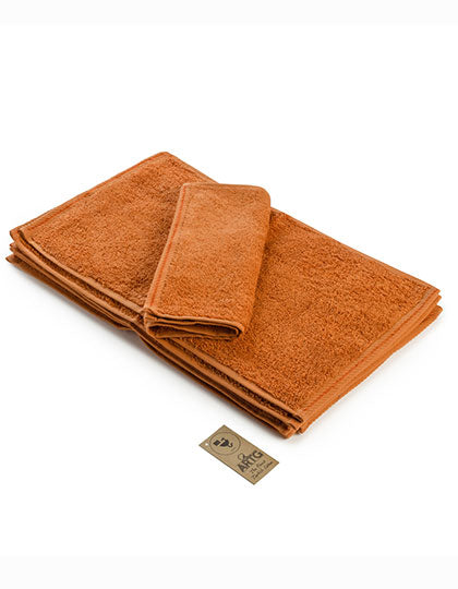 ARTG Guest Towel in Terra – mit Firmenlogo individualisierbar
