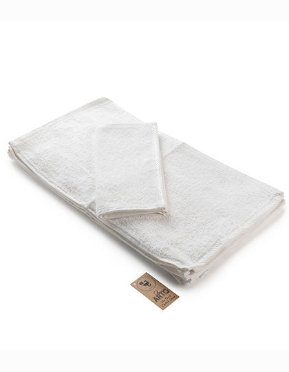 ARTG Guest Towel in White – mit Firmenlogo individualisierbar